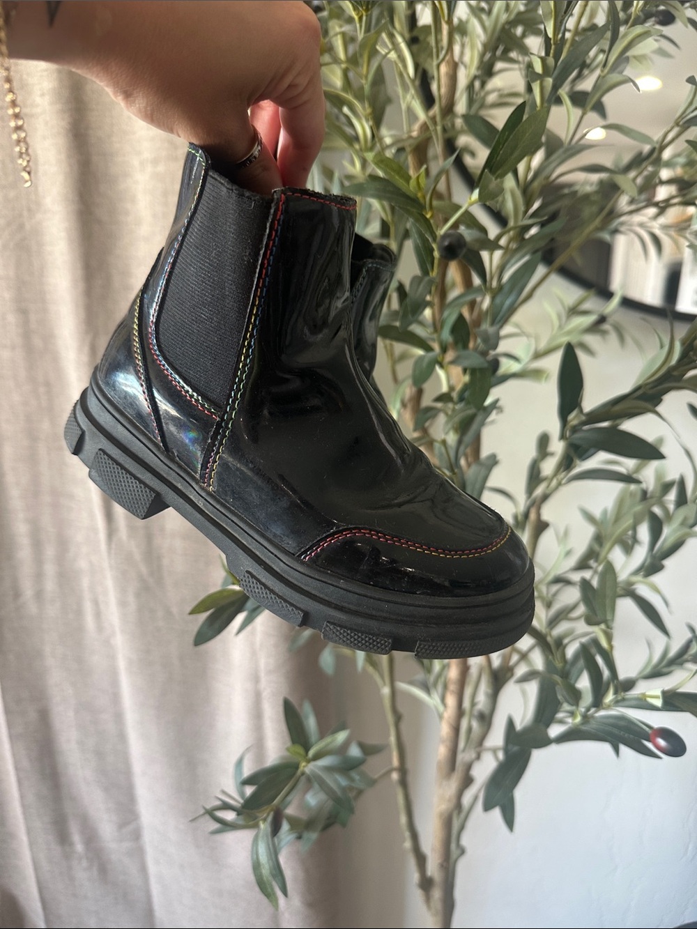 Girls Black Boot